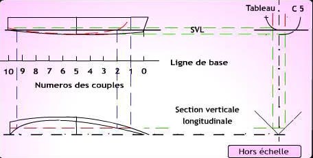 Section verticals longitudinals.