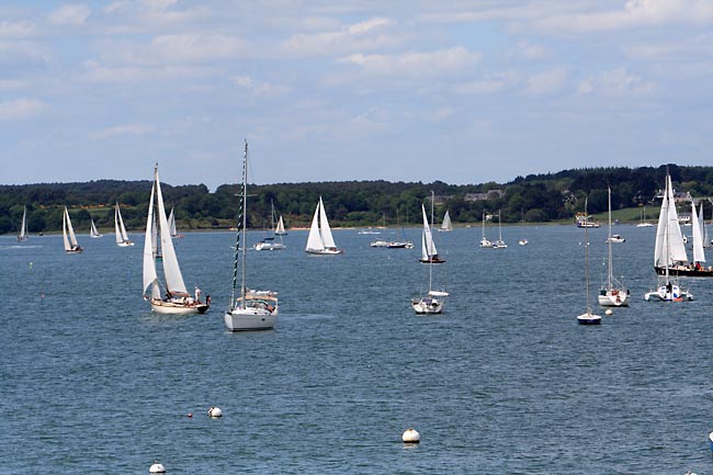 Louvoyage en rivière d'auray.